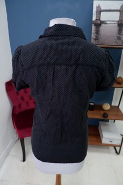 Рубашка из хлопка с принтом 46 размер