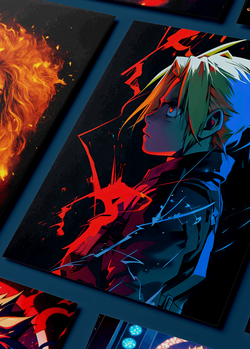 Картина на стену на металле от MetallSubArt "Стальной Алхимик"