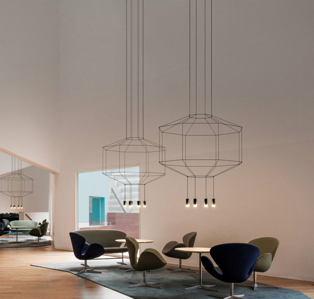 Подвесной дизайнерский светильник  Wireflow 0309 by Vibia