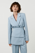 Жакет двубортный мужского кроя