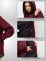 Ветровка с капюшоном удлиненная