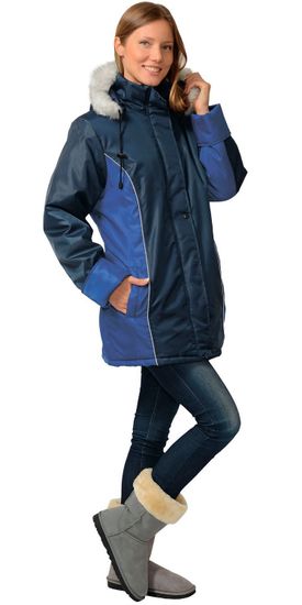 Куртка зимняя женская "Сириус-Карелия" (синий/василек)