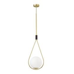 4810/1A PENDANT ODL21 415 золтой/черный/белый Подвес E14 1*40W FLARI