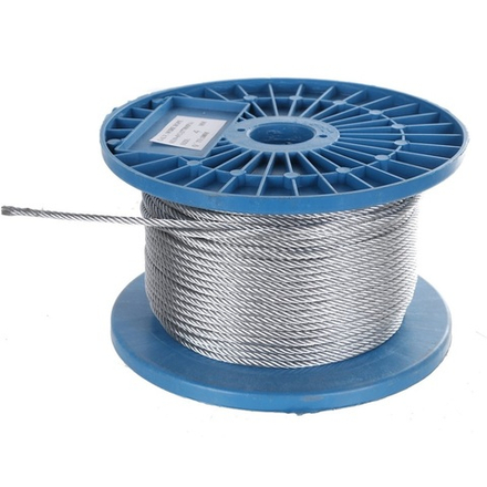 Трос стальной 4 мм, DIN 3055 (200 м) PR08.3825