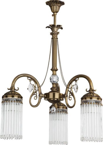 FIORA люстра 3 рожка, патина,3х60W Е27