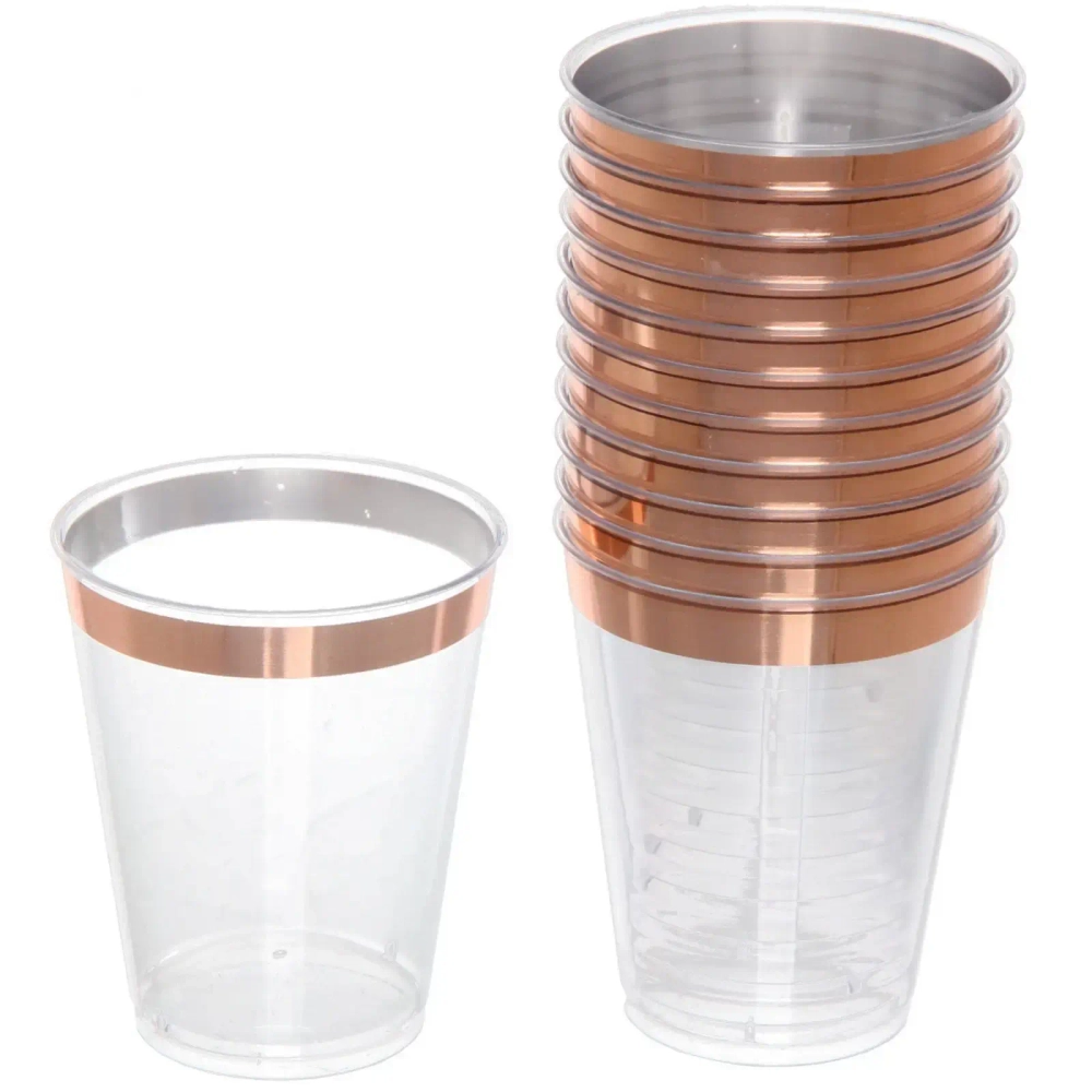 Стопка 50мл «DOLCE VITA» в наборе 12шт розовое золото