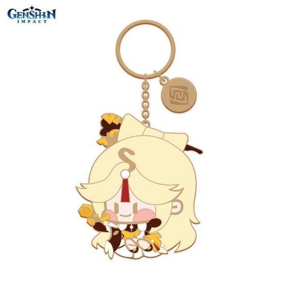 Брелок металический Chibi Character Metal Keychain Ningguang 6972957486296