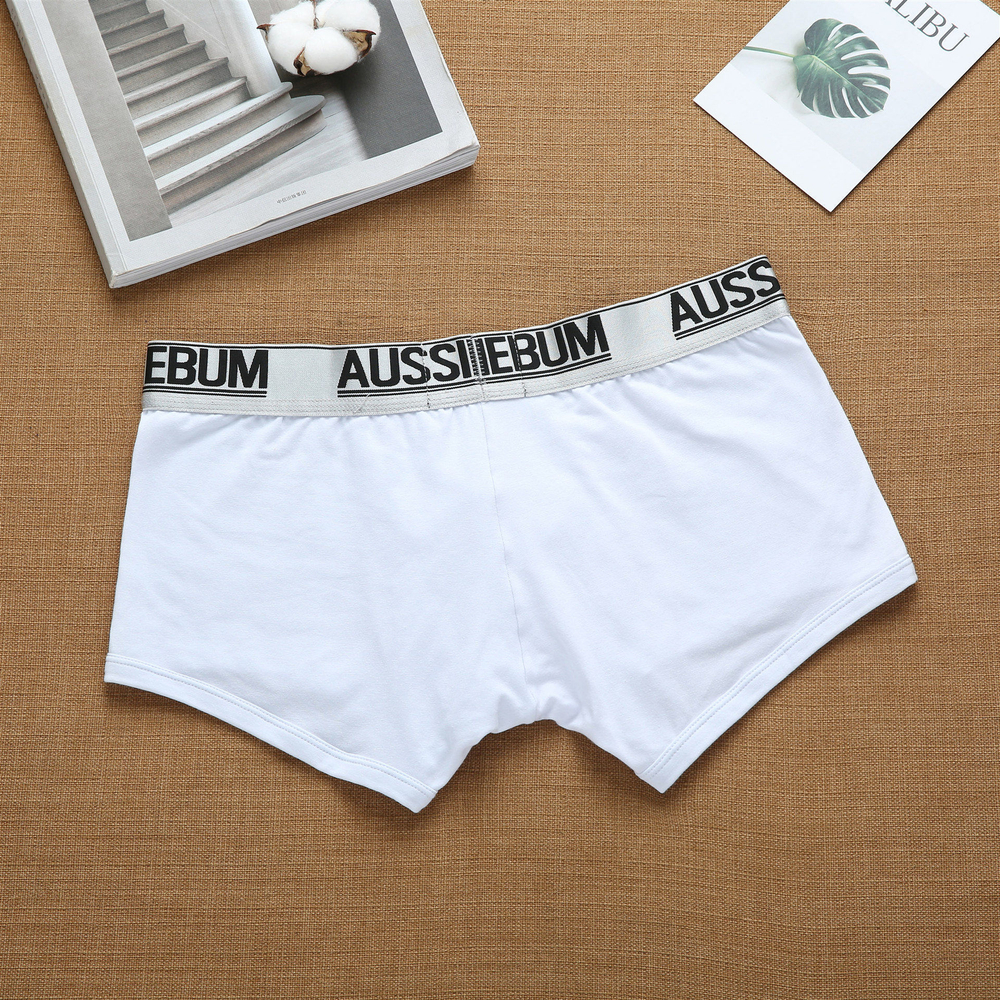 Мужские трусы хипсы белые Aussiebum
