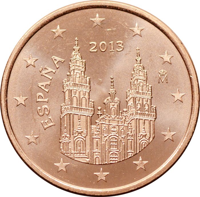 5 евроцентов 2013 Испания (5 euro cent)