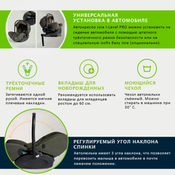 Детское автокресло Joie I-Level PRO