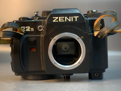 Zenit 122S + MC Helios-44M-4 царапины на задней линзе