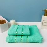 Полотенце махровое 30*50см «Comfort» цвет бирюзовый 01-026, плотность 300гр/м2 TJ