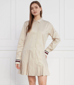 Платье GLOBAL STP SHORT LS Tommy Hilfiger - бежевый(WW0WW39029)