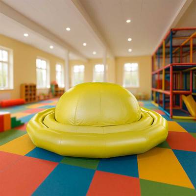 Надувное оборудование «Надувной живот» 3*3*1,2 м, жёлтый