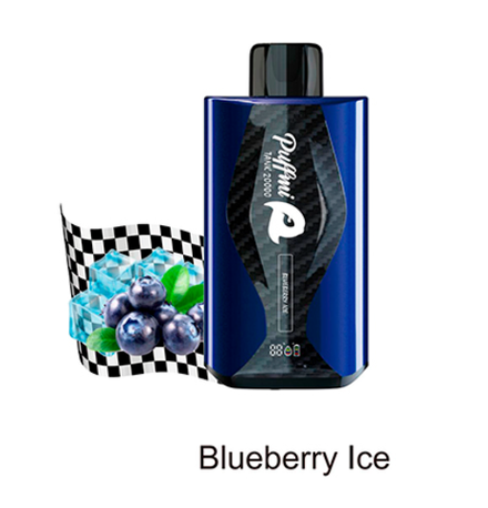 Puffmi Tank Blueberry ice (Черника-лёд) 20000 затяжек 20мг (2%)
