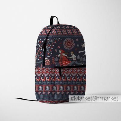 Рюкзак с принтом 
