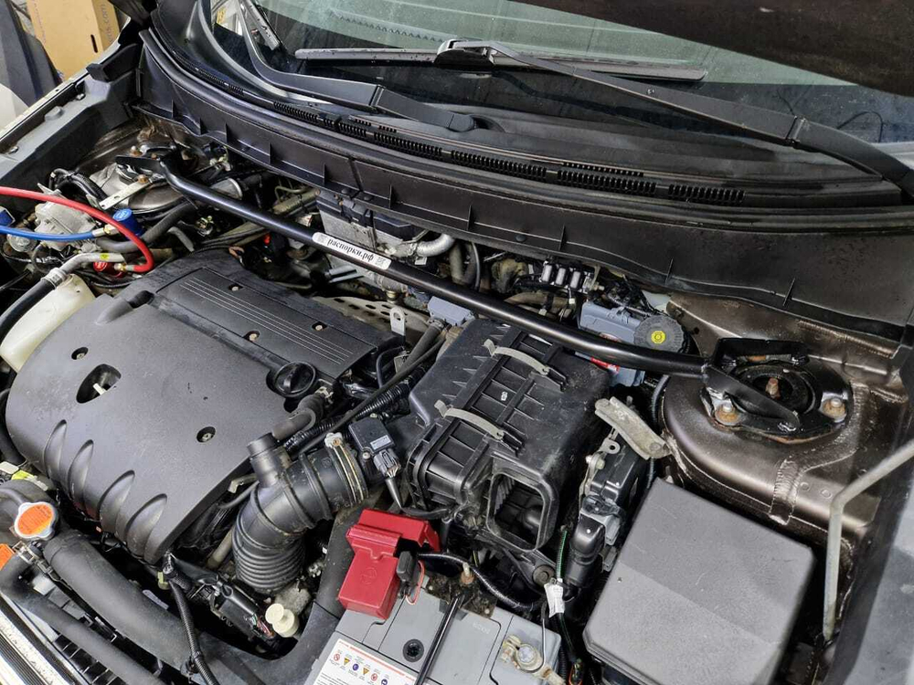 Распорка передних стоек (цельный) Mitsubishi ASX и Mitsubishi Lancer 10 X (ПОД ЗАКАЗ)