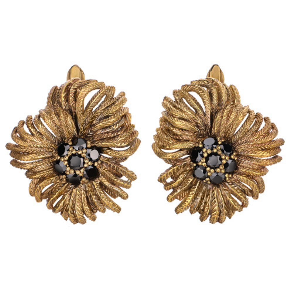Серьги NERO Fiori del paradiso