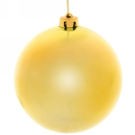 Новогодний шар 15 см «Глянец», золото