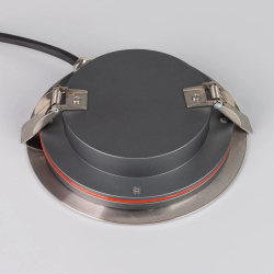 Светильник ART-GROUND-SLIM-R150-12W Warm3000 (SL, 35 deg, 24V) (Arlight, IP67 Металл, 3 года) 038166