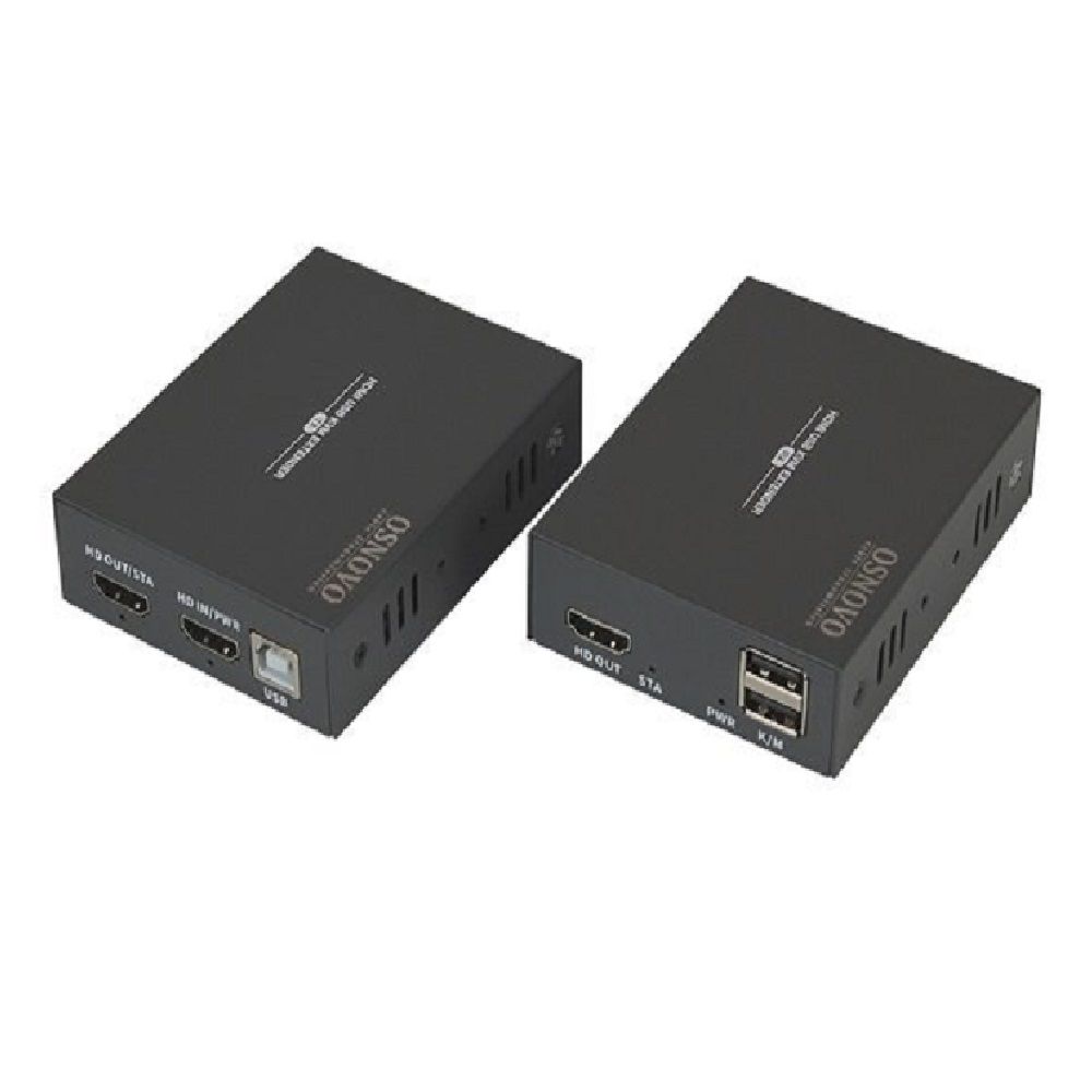 Комплект KVM удлинителя HDMI, USB по витой паре TA-HiKMP2+RA-HiKMP2