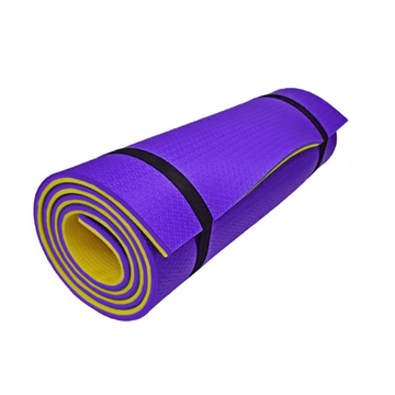 Коврик туристический Isolon Tourist 8, 180х60х0,8 cм (жёлтый, фиолетовый)