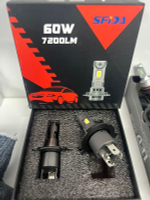 H7 / Комплект светодиодных ламп (H7) SFIDA LED V19 7200LM (2 шт./ комплект)