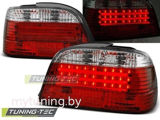 Задние фонари led red white для BMW 7 E38