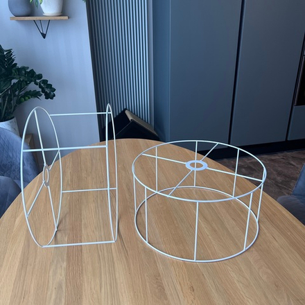 Цилиндр каркас для светильника, БЕЛЫЙ