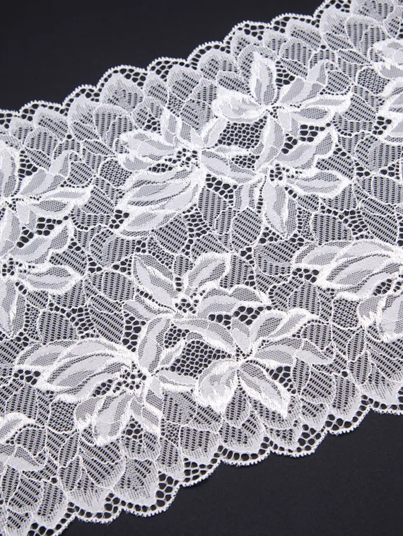 03-209 Кружево эластичное 23 см, айвори