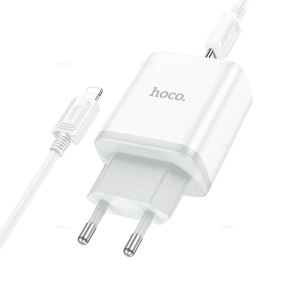 Зарядное устройство на Lightning Hoco C104A 20W PD + QC3.0 (white)