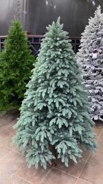 Голубая ель искусственная «Лагуна» (Литая хвоя) 150 см / 1,5 м