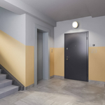 Светильник LED ДБП 12Вт 4000К 900Лм IP65 Круг с оптико-акуст. датчиком Feron 41892