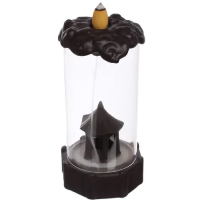 Подставка под стелющиеся благовония «Храм» 9*9*18см