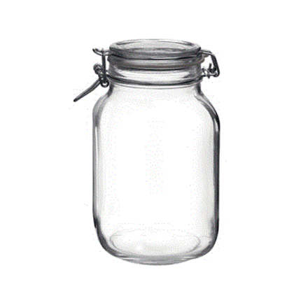 Банка для сыпуч. продук. «Фидо»; стекло; 2.15л; D=10.5 см, H=22 см; прозр.