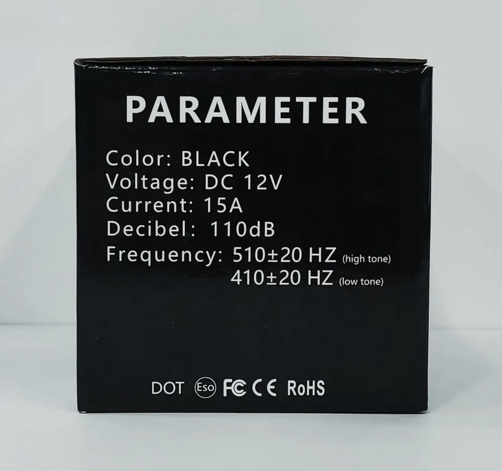 НЕТ - H-006 / Сигнал звуковой H-006 Волга 12V 110ДБ 410/510HZ для автомобиля (2 шт. / комплект)