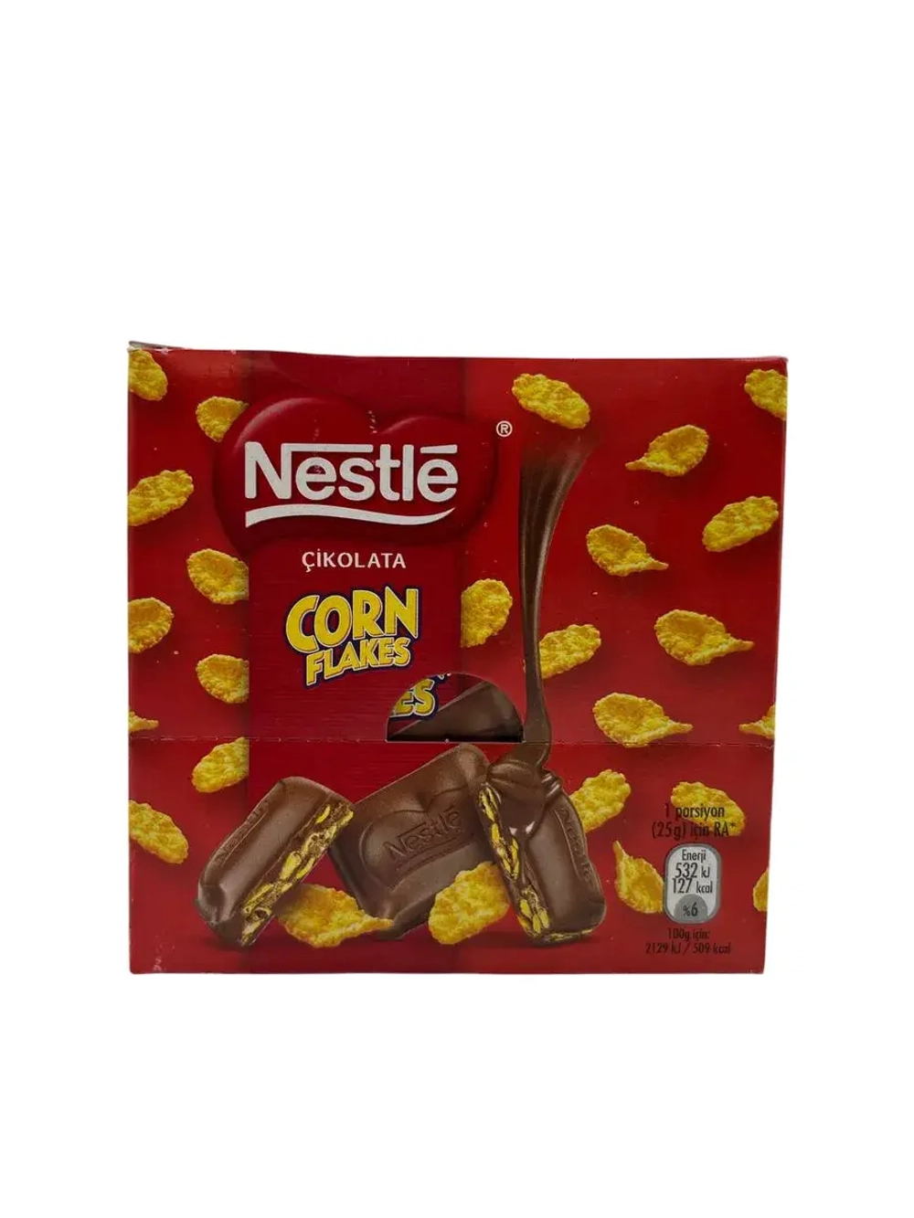 Молочный шоколад с хлопьями Corn Flakes (6шт по 60гр)