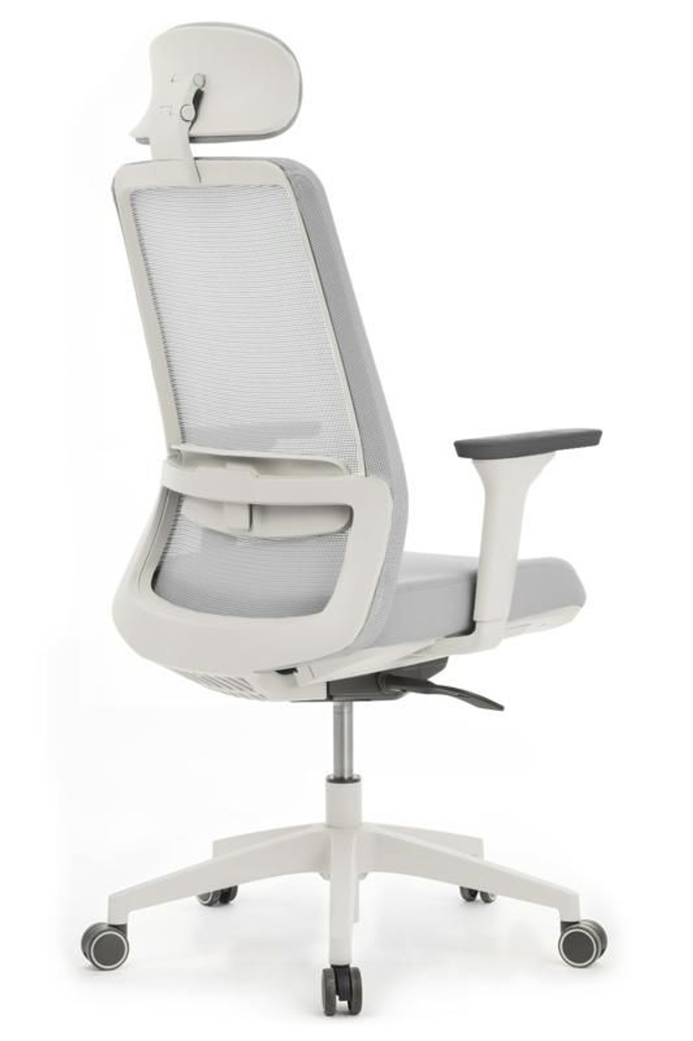 Кресло Riva Ворк W-218C WHITE Светло-серый