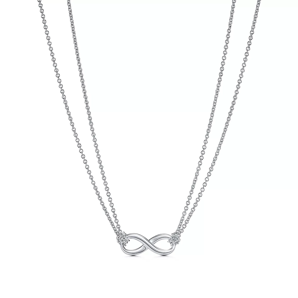 Подвеска из серебра 925,Tiffany . Infinity ♾️💠💙В наличии