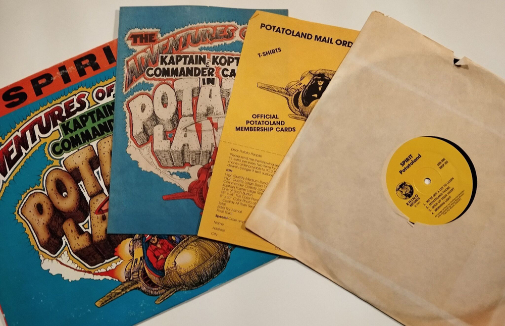 Винтажная виниловая пластинка LP Spirit The Adventures Of Kaptain Kopter & Commander Cassidy In Potato Land (USA 1981)