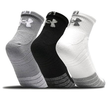 Теннисные носки Under Armour HeatGear Quarter 3P - белый
