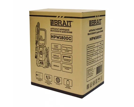 Мойка высокого давления "BRAIT" HPW 1800C