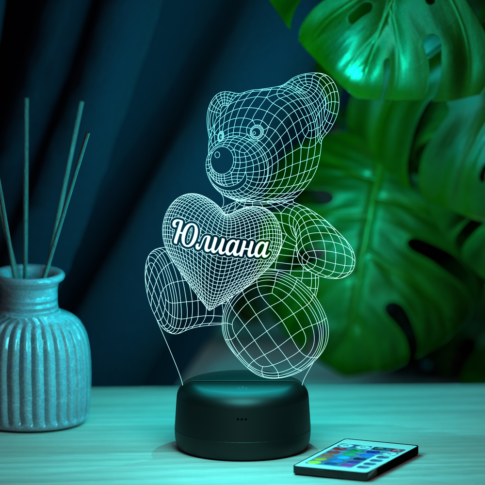 Ночник "Мишка с именем Юлиана"