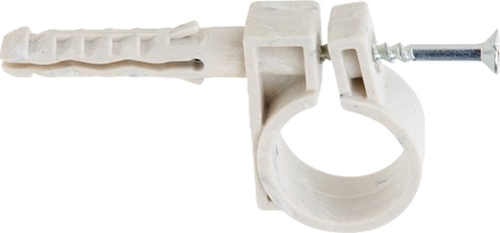 Держатель для труб 20 с дюбелем