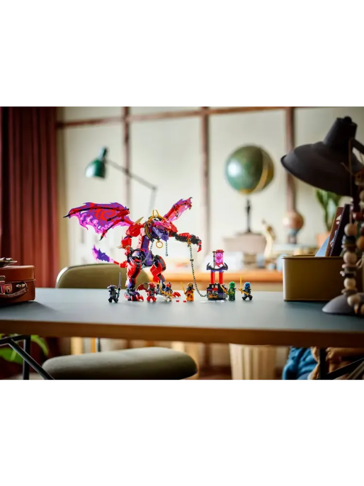 Конструктор NINJAGO 71832 Дракон хаоса с Громовым Клыком
