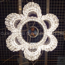 Люстра Cloyd ANTREA-B C1 / Ø80 см - хром (арт.11628)