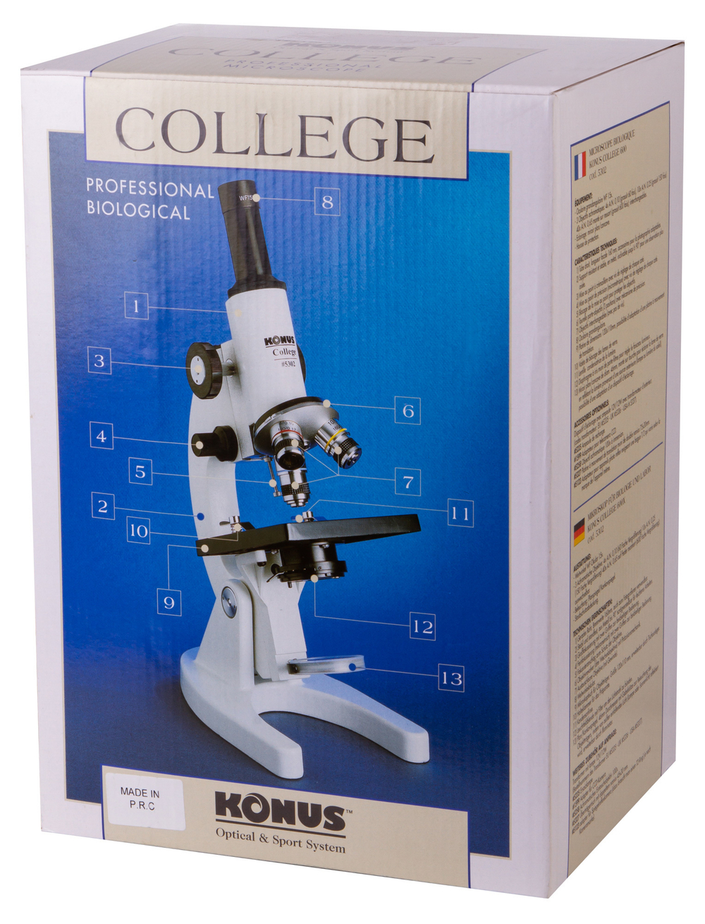 Микроскоп Konus College 600x