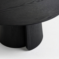 Обеденный стол ROLL WOOD black