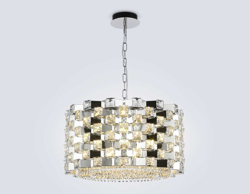 Подвесная люстра с хрусталем Ambrella light High Light LH41001