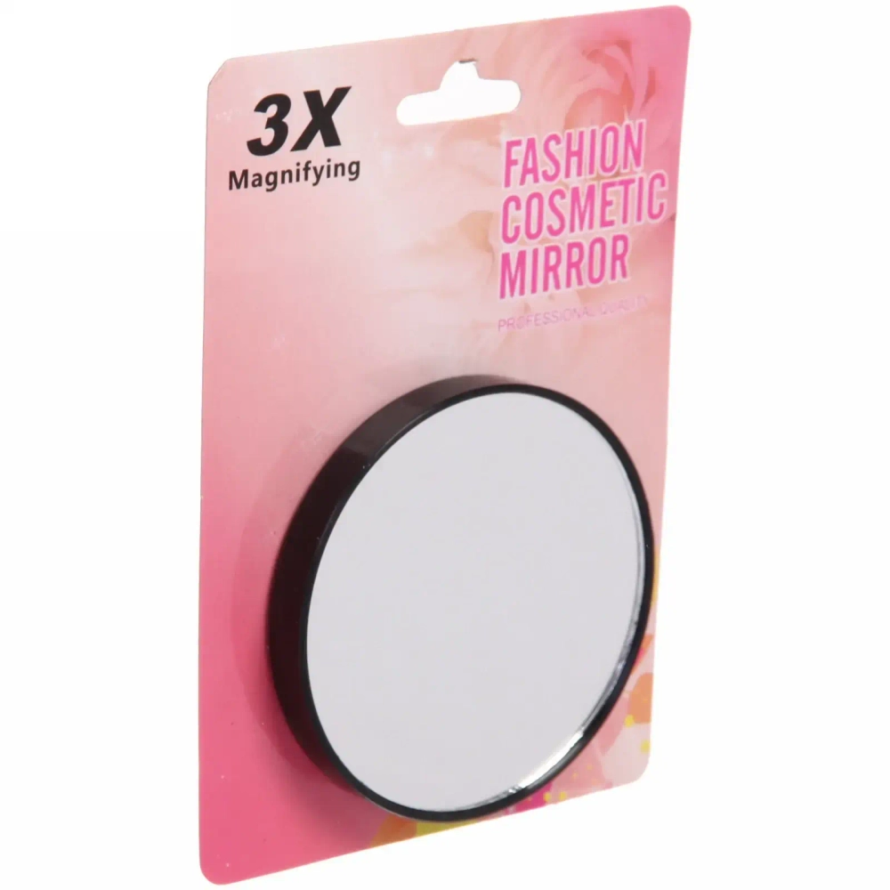 Зеркало косметическое с увеличением в 3 раз d-7,5см